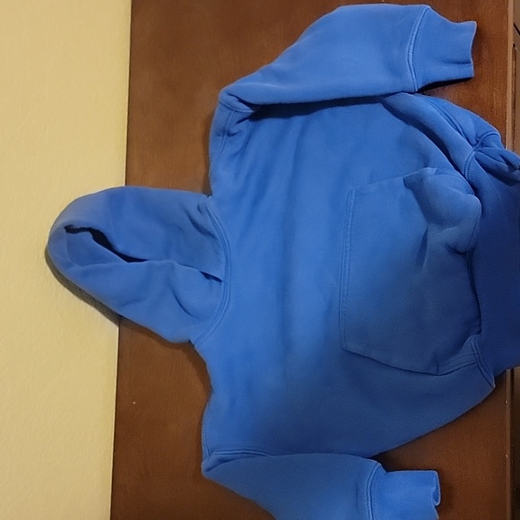 {Yeezy by Gap} Blue Hooded Sweatshirt - Picture 2 of 5